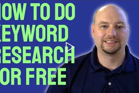 How To Do Keyword Research For Free Using Search Engines