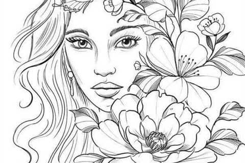 coloring pages and digital colouring pages with cover