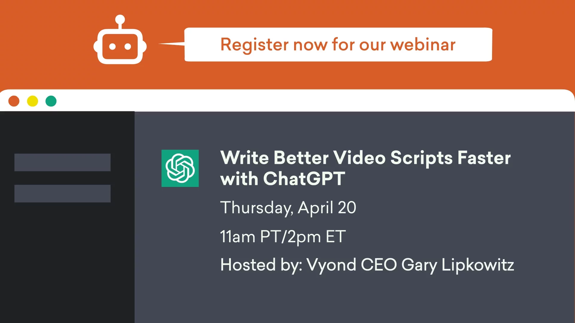 On-Demand Webinar: Write Better Video Scripts Faster with ChatGPT