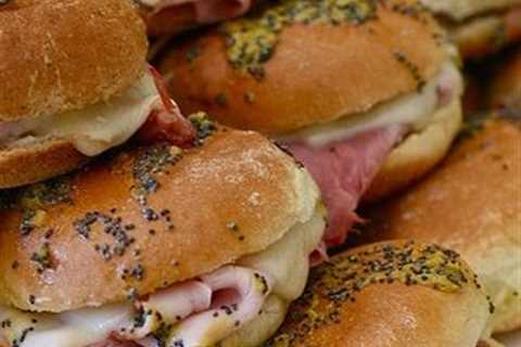 Baked Ham and Cheese Party Sandwiches