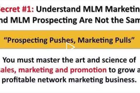 MLM Marketing - Online MLM Marketing Tips, Tricks and Inside Secrets