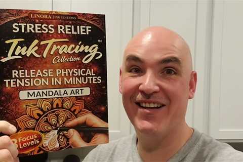 EASY INSTRUCTIONS? Stress Relief Ink Tracing Book Teens Book Review Unboxing by Linora Ink Editions